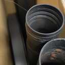 EGOMYRON Indoor Flag Pole and Stand with Weighted Round Base, 8 FT Adjustable Indoor Flag Pole Kit, Round Topper, 3x5 FT American Flag, for Office School Auditorium, Black