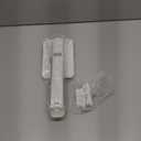 Desk Lamp with Wireless Charger USB Charging Port, Dimmable Office Desk Light with Clock, Alarm, Date, Temperature, Foldable Lamp for Table Bedroom Bedside Office (White, Standard Size-13.3 inch)