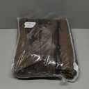 Hiasan Velvet Curtains 84 inch Blackout Rod Pocket Thermal Insulated Soft Curtains Room Darkening Window Drapes with Tiebacks for Bedroom Living Room, Set of 2 Panels, 52W x 84L, Brown