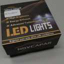 H1 LED Bulbs, 24000LM Super Brightness high Beam and Low Beam, 6500K Cool White Fanless Fog Lights Bulbs, 1:1 Mini Size Plug and Play, Non-Polarity, Pack of 2