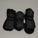 Hylaea No Slip Socks for Yoga Pilates Barre Hospital, Grip Slipper Socks for Pilates, Home, Kickboxing | No Slide, Multi Pack Large X-Large