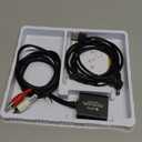 eSynic Portable Optical to RCA Adapter 7 FT Long 192kHz DAC Converter Plug&Play Digital to Analog Audio Converter with Aluminum Shell from HDTV/Blu-ray/DVD/Gaming Consoles to L/R Stereo Audio System