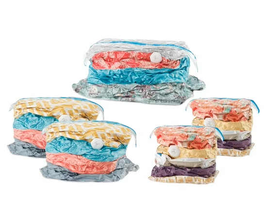 Whitmor Spacemaker Vacuum Cubes for Closet Organization - Set of 5 (2L,2XL,1 Jumbo)