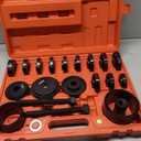 Orion Motor Tech Wheel Bearing Press Kit for Front Wheel Drive Bearing Removal & Installation, 24pc Wheel Bearing Puller Tool Set with Sliding Screws Universal Bushings Sleeves Storage Case