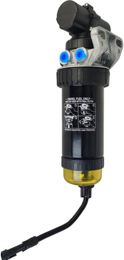 Replacement For RE569926 RE530385 Fuel Filter Pump 12V Fits For John Deere Contton Picker 9970 Mod-G8U-4575