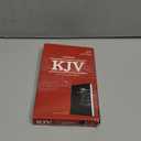 KJV Large Print Personal Size Reference Bible, Black Leathertouch, Red Letter