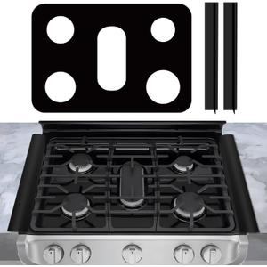 Reusable Stove Burner Top Cover for LG Gas Range, Model LRG3093 LRG3095 LRG3061 LRG3193, Non-Stick Washable Stove Top Cover Mat Protector, Gap Filler for Range Side Guard