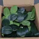 Hisow Hanging Plants Artificial Decor, Fake Hanging Plant in Clay Pot Artificial Hanging Plants with Fake Leaves and Hook for Wall Home Room Indoor Outdoor Dcor (Dark Green)