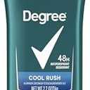 Degree Men Original Antiperspirant Deodorant Cool Rush 48-Hour Sweat & Odor Protection Antiperspirant For Men 2.7 oz (Blue)