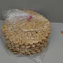 Handmade Round Woven Placemats Set of 6  Natural Corn Husk Woven Place Mats  Heat Resistant, Non-Slip Wicker Table Mats  Rattan Round Placemats  for Dining, Weddings, Christmas & New Year Dcor