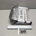 Toilet Safety Rails for Seniors - Adjustable & Foldable Medical Toilet Safety Frame - Heavy Duty Stand Alone Toilet Handles Support for Elderly Disabled & Handicap - Fits Most Toilets (380 lb) (Black)