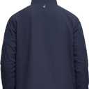 Rouen Mens Golf Raincoat Jacket Zipper Pockets Lightweight Softshell Hooded Water-resistant Spring Fall Outdoor Windbreaker (M)