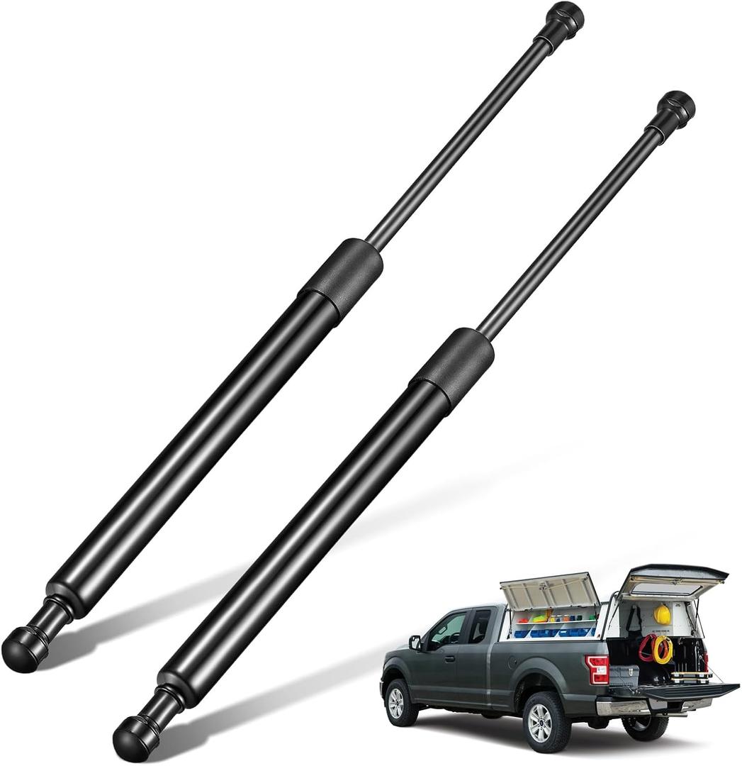 BDFHYK C1615067 15inch 355N/80Lbs Gas Shocks Struts Lift Support for Leer Camper Shell Rear Topper Window Pickup Cap Canopy Toolbox Cabinet Lid Motorhome Door Gas Springs Set of 2