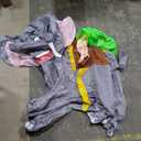 Kids Inflatable Costume Christmas Blow up Animal Costumes with LED Light Riding on Costume for Cosplay Girls Boys(Elephant)