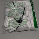 Kids Girl Pajama Set with Headband Blindfold Hair Tie Toddler Boy Girl Satin Silky Button-up Pajama Sleepwear (5-6 Years, White-short)