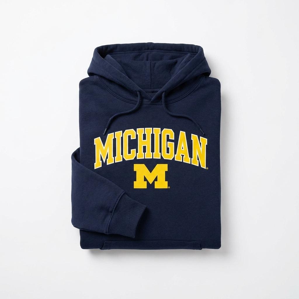 Hoodie, Navy Blue, Size Large