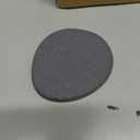 Diatomaceous Earth Coasters Set of 6 for Drinks, Moisture Water Absorbent Stone Coasters for Table Desk at Work, Water Absorbing Instant Drying Diatomite, Modern Deep Grey