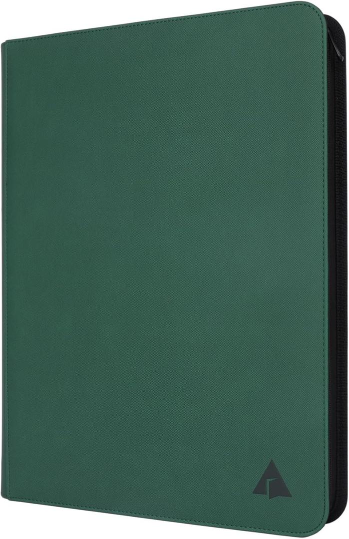 Rieton 16 Pocket 1408 Pockets Card Binder, Large Ringless Side Loading Pockets Trading Card Album Folder for TCG -Green