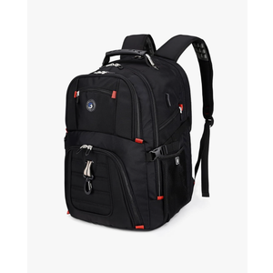 SHRRADOO Extra Large 50L Travel Laptop Backpack with USB Charging Port, College Backpack Airline Approved Business Work Bag Fits 17 Inch Computer for Men Women