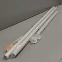 ALLZONE Tension Curtain Rod for Window, 83-123 Inches, Heavy Duty Curtain Rods No Drilling, Non-Slip Bathroom Shower Tension Rod, Renter Friendly, Adjustable, Spring Loaded, Extra Long, White