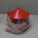 Bird Feeder, Metal Bird feeders for Bird Lovers, Large Capacity Design, Cardinal Bird Feeder, Bird feeders for Outdoors (Red, 4.5LB) (4.5LB, Red)