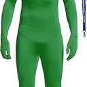 Full Bodysuit With Zipper Helper Unisex Spandex Stretch Adult Costume Zentai Disappearing KidsBody Suit, M