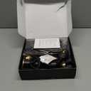 5 in 1 Blow Dryer Brush, Upgrade Hair Dryer Brush Air Curler Air Curling Wrap Styler, Detachable Hot Air Brush Negative Ion Curling Brush Iron, Hair Styling Tools for Drying Curling Straightening (Black Gold)