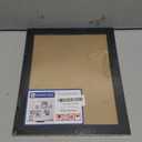 8x10 Picture Frame, Made of Real Glass and Wooden Frame, Horizontal and Vertical Display for Wall or Tabletop (Black)