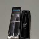 ZORAMI Rechargeable Ear and Nose Hair Trimmer - 2025 Professional Painless Eyebrow & Facial Hair Trimmer for Men Women, Powerful Motor and Dual-Edge Blades for Smoother Cutting Black