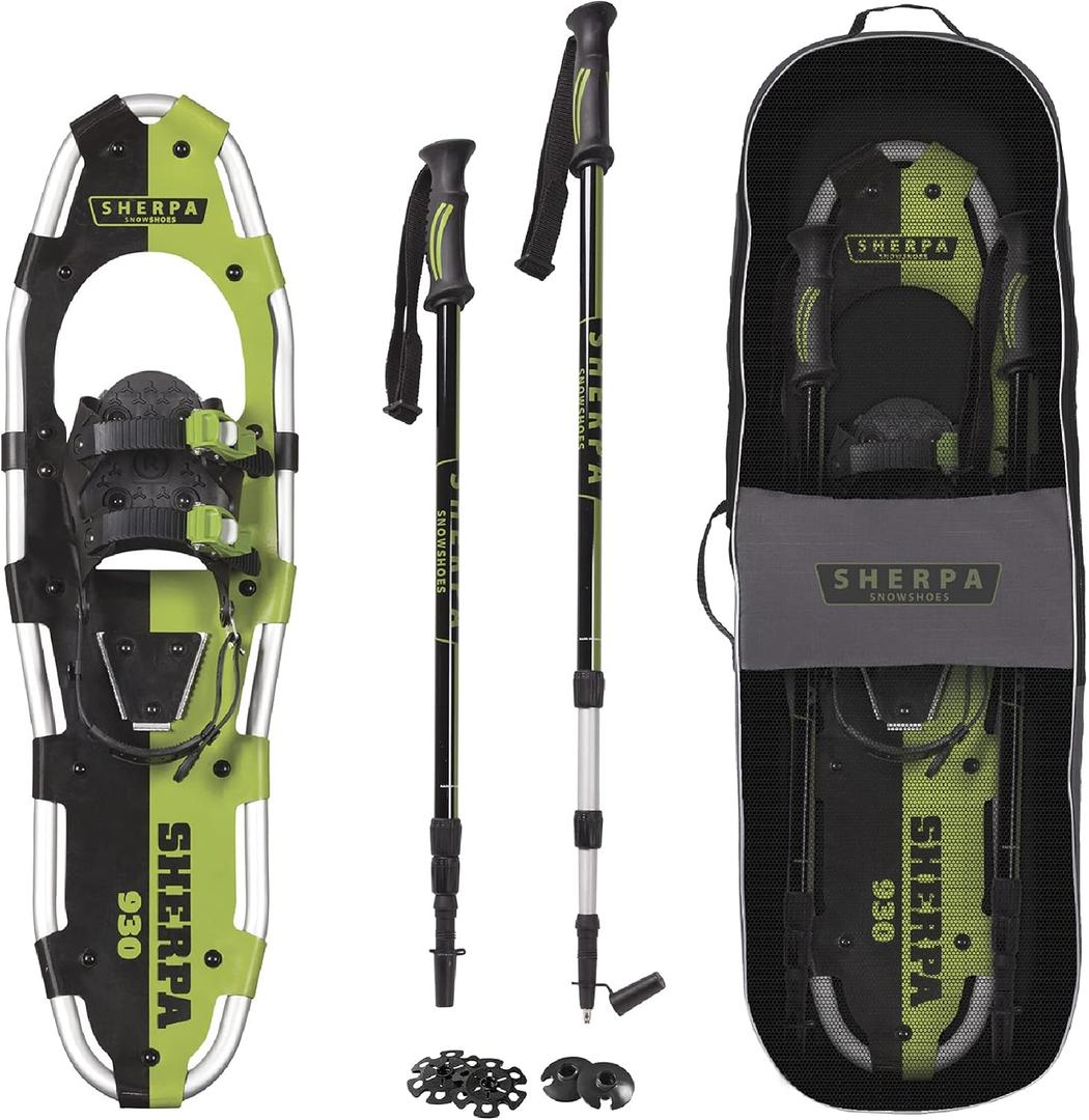 Yukon Charlie's Sherpa Snowshoe, Snowshoes for Men & Women, Snowshoeing Kits for All Skill Levels, Multiple Sizes & Models, 9x30