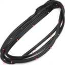 72325-SDA-A01 1 Pair Front Door Seal Rubber Strip, Replacement for Honda Accord Sedan 2003 2004 2005 2006 2007, Replaces 72365-SDA-A01