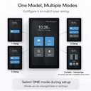 LANBON L10 Large LCD Smart Light Switch, Custom Display & Icons, 6-in-1 1/2/3/4 Gang & Curtain, 2.4GHz WiFi, Compatible with Alexa & Google Home, Motion Wake Screen, No Dimmer, Neutral Wire Required