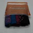 INNERSY Womens Underwear Cotton Hipster Panties Regular & Plus Size 6-Pack (X-Large, Dark Rose)