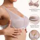 Comfy Wireless Push Up Bra No Underwire Bras for Women, No Wire Everyday Bras Seamless Supportive Bra Women's Bras (XL)