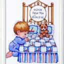 Design Works Crafts Bedtime Prayer Boy, 11 x 14 (T21710)