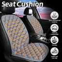 Jokuye 1 Pack Car Seat Cushion Comfortable Seat Cover for Cars, Full Back and Seat Cushion for Driver and Passenger-Gray