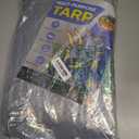 TICONN Heavy Duty Tarp Cover, Extra Thick Tarps Waterproof Tear and Rip Proof UV Resistant Tarpaulin with Reinforced Grommets and Edges (5.5 Mil, 10'x12')