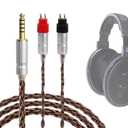 GEEKRIA Apollo Upgrade Audio Cable Compatible with Sennheiser HD 600, HD 650, HD 660S2, HD 6XX Headphones, 4.4mm to 2Pin Replacement Cord for Hi-Resolution Audiophile (4.9 ft/1.5m)