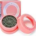 Black Glitter Eyeshadow Cream – Intense Smoky Look, Long-Lasting Gel-Based Formula, Smudge-Free, Easy to Layer and Define
