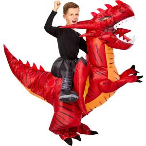 Rubies Dragon Inflatable Costume for Kids, Unisex One Size