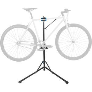 Pro Stand Plus Bike Rack - Heavy-Duty Telescoping Bicycle Stand with Tool Tray, Rotating Clamps, and Adjustable Handlebar Rod by RAD Cycle (Black)