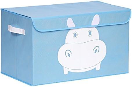Storage Bin for Toy Storage - Large - Collapsible Chest Box Toys Organizer with Lid for Kids Playroom, Baby Clothing, Children Books, Stuffed Animal, Gift Baskets