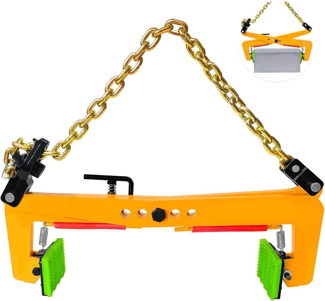 Granite Slab Lifting Clamps 770LBS, Vertical Stone Lifting Clamps Opening Up to 20.08", Marble Heavy Duty Stone Carrying Clamps, Scissor Lifting Clamp for Lifting Handling Transporting