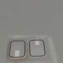 Misxi [2 Pack] Waterproof Hard Case with Tempered Glass Compatible with Apple Watch SE 3 (2025) SE 2 SE Series 6 Series 5 Series 4 40mm, Cover for iWatch Screen Protector, 1 Rose Gold + 1 Transparent