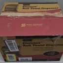 San Jamar Classic Element Paper Towel Dispenser Wall-Mounted Commercial Roll Dispenser, Fits All Core Sizes with Lever for Bathroom, Kitchens, and Restaurants, Plastic, Universal Paper, Black Pearl