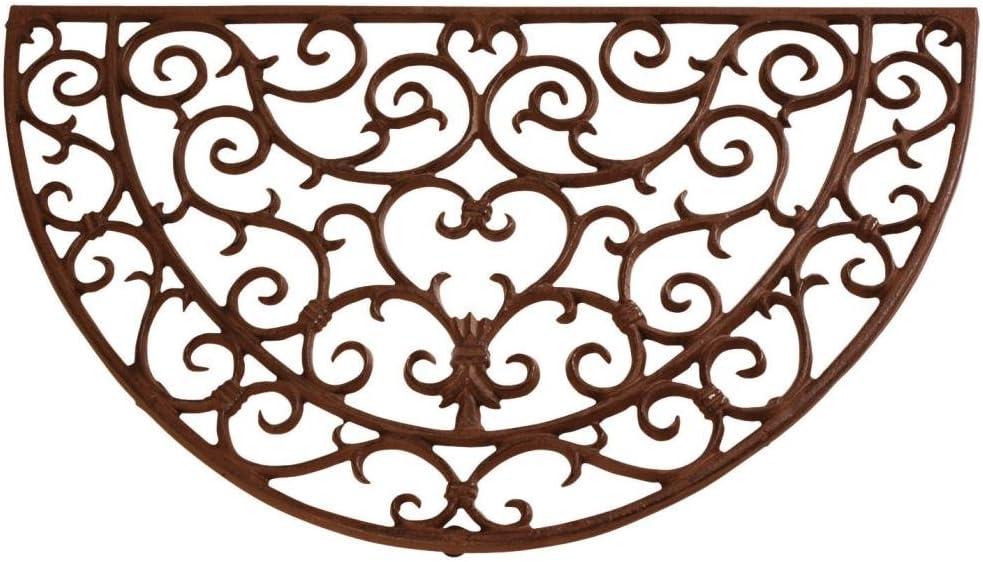 Esschert Design Doormat in Antique Rust - Half Round