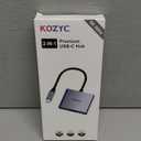 KOZYC USB C to Dual HDMI Adapter 4K@60hz, Type C to HDMI Splitter Extended Display for MacBook/MacBook Pro Air Dell XPS13/15, Samsung Galaxy S9/S9+ [MST Mode (Extended displays) Only for Win OS]