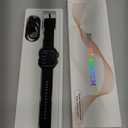 Smart Watch for Men Women, 1.85" HD Fitness Tracker (Answer/Make Call), 1000 mAh Battery, 120+ Sport Modes, IP68 Waterproof, 24/7 Heart Rate/Sleep Monitor, for Android/iPhone (Black)