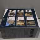 harriet Porch Lights Outdoor Modern - IP64 Waterproof Aluminum and Tempered Glass Cover, 13" Rectangular Up/Down Wall Sconce for Porch, Garage & Patio, Exterior Lighting, Black, 2 Pack