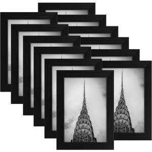 4x6 Picture Frames Black Set of 12 for Wall Gallery Collage Photo Frames or Tabletop Display